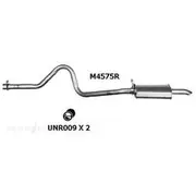 Redback Mufflers Bolt-On to suit L/Rover Discovery V8 Rear Only - M4575R