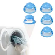 5Pcs Washing Machine Pet Hair Catcher Hair Filtering Mesh Reusable Household