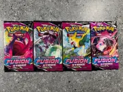 Pokemon TCG 4x (=1 Artset) Fusion Strike Booster Pack Genuine Factory Sealed