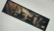 CATERPILLAR RUBBER BACKED BAR MAT RUNNER EXCAVATOR LICENSED PRODUCT