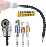 Flexible Drill Extension Hex Shank Drill Nut Driver Bit Set, 1Pcs Bendable Drill