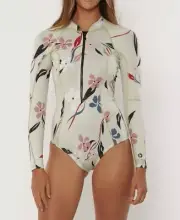 SISSTREVOLUTION Women's PESCADORA Cheeky FZ Spring Suit - LGR - Size 10 - NWT