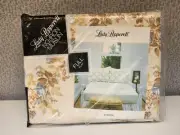 VTG Lady Pepperell Vintage No Iron "Sharon" Floral Full Flat Sheet NEW