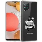 TalkingCase Slim Case for Samsung Galaxy A42 5G, Kobe Mamba Clear Print, USA