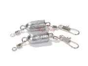 Lot 10 Lead Sinkers 1/2oz Fishing Weight Swivel Snap Link Trolling Bass Perch