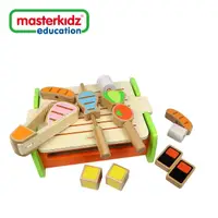 在飛比找momo購物網優惠-【Masterkidz】木製燒烤玩具