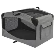 All Day Soft Dog Crates Grey