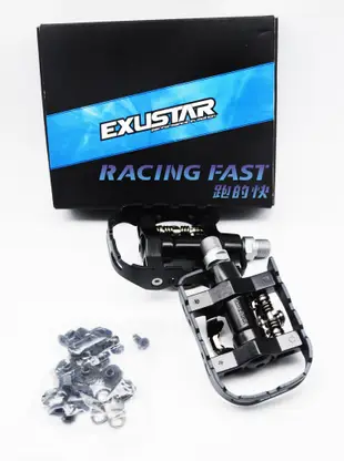 EXUSTAR E-PS815 飛輪車專用踏板 黑色 486g Shimano MTB系統適用 飛輪台 飛輪車 ☆跑的快