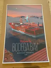 WELCOME TO BODEGA BAY Variant poster print (95/185) LAURENT DURIEUX 2020 BIRDS