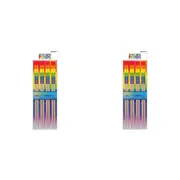 2x 8pc Gamago Bamboo Chopsticks Set Reusable Noodle/Food Utensil Show Your Pride