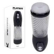 Playboy Pleasure WHIRLWIND - Clear USB Rechargeable Thrusting and Spinning Au...