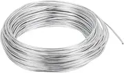 uxcell 3mm Bonsai Training Wire, 1 Roll Floral Wire Stems Anodized Aluminum Tree Wire 95 Feet Total for Gardening Branch Fixing, Silver