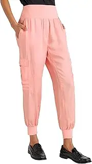 [Cinq à Sept] Cinq a Sept Women's Tous Les Jours Giles Pants, Pink Poppy, X-Large