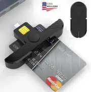 CAC Reader, DOD Military USB C Common Access CAC Card Reader Windows, Mac OS Lin