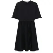 [Moncler] Moncler Cotton Midi Dress M BLUE