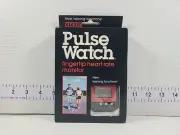 Vintage 80's Elexis Pulse Watch With Fingertip Heart Rate Monitor New Retro