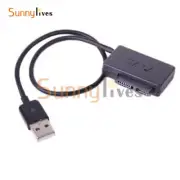 USB 2.0 Convert 7+6 13Pin SATA Optical Drive Adapter Cable For DVD/CD ROM