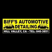 Funny "BIFF'S AUTOMOTIVE DETAILING" Back to the Future BUMPER STICKER prop Marty