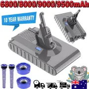 9500mAh Battery for Dyson V8 Absolute V8 Animal V8 Fluffy Motorhead with Filters