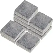 10pcs Natural Rock Tiles for Turtle Tank Aquarium Landscaping Decor Easy to Clean Fish Tank Rocks Realistic Aesthetic for Reptiles and Aquatic Pets