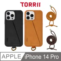 在飛比找momo購物網優惠-【TORRII】iPhone 14 Pro Koala掛繩皮