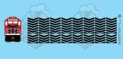EMD Chevrons GP SD Black Style 3 HO Scale Decals