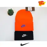 現貨 NIKE U NSW CUFFED BEANIE UTILITY 刺繡經典毛帽 C13233010 黑/橘 男女款