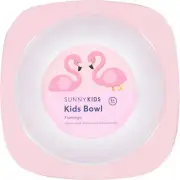 Sunnylife childrens bowl - Flamingo for 2 years + (fork & spoon and plate avail)