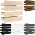 Bed Drawers under Bed Storage Box Organiser Bedroom 4 pcs Solid Wood Pine vidaXL