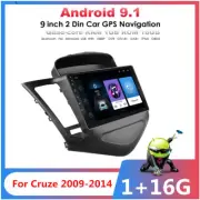 W/Canbus 9'' Android 9.1 Car Radio GPS Mirror Link For Chevrolet Cruze 2009-2014