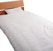 Showa Nishikawa 2241276521938 Fitted Sheet, KOLMIO Single Size, Gray, 39.4 x 78.7 x 11.0 inches (100 x 200 x 28 cm), Satin, Quick Drying, Simple, Cute