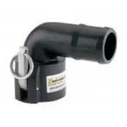 BANJO Polypropylene Type C 90° Female Coupler x Hose Shank