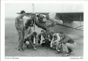 *W Virginia Postcard-"Pilots In Training...@ Wertz Field" *Charleston {G159}-