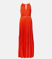 [Max Mara] Max Mara Elegante Gersa maxi dress UK 18 red