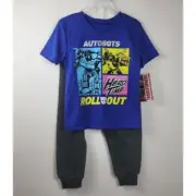 Hasbro Transformers Toddler Boys 2 Piece Pants Set Autobots Rollout Size 3T new