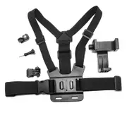 iPhone Samsung GoPro Phones Strap Holder Clip Hands Free Chest Harness Mount