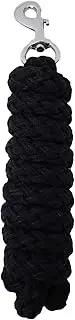 Spiral Weave Leadrope-Black