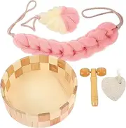 Bath Ball Body Scrubber Set Bath Balling Supplies Back Clean Tool Foot Grinding Tool Spa at Home