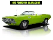 1970 Plymouth Barracuda Convertible Metal Sign: 12x16" & Ships Free