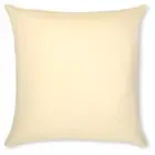 22" x 22" Throw Pillow Cozy Soft Microbead Off White Creme: 1 Pc