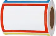 Hybsk 200 Pcs Name Tag Name Labels Stickers 3.5" x 2.25" Colored Blank Name Tag Category Tags for Office, School, Meeting, Kindergarten, Clothes, Parties and Warehouses (4 Colors) ﻿