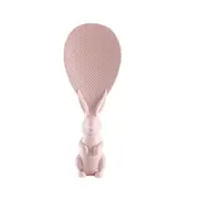 4Pcs Wheat Straw Bunny Spoon Can Stand Up Rabbit Rice Shovel Easter Rice Cooker Rice Spoon Salad Stir Non-Stick Spoon
