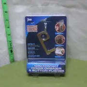 TOTAL VISION Hygienic Door Opener & Button Pusher brass NWT stylus tip Key Ring