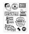 Forever in Time Clear Cling Rubber Stamps VINTAGE HOLIDAY New