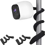 2 Pack Flexible Twist Mount for Arlo Cameras - Wall Mount Bracket for Pro, Ultra, Baby, Go - Attach Your Camera Anywhere Without Tools