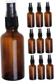 Mikinona 10 Pack Small Travel Perfume Bottles Refillable Liquid Spray Bottles for Travel Portable Pocket Perfume Dispensers