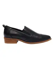 [Sandler] Tactic Flat Shoes Black Leather
