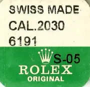 ROLEX FACTORY NEW SEALED BUSH FOR CENTRE SECOND PINION 2030 6191