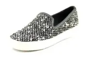 Sam Edelman Women's Becker Black/White Flat Slip-On Fashion Sneaker Size 6.5 M