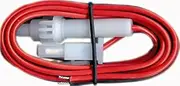 2 PIN DC Power Cord CB7 for UHF Vehicle RADIOS UH015SX UH7760 7750 +More
